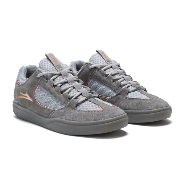 LaKai Carroll Grey/Orange Skate Shoes Mens | Australia XF7-0052
